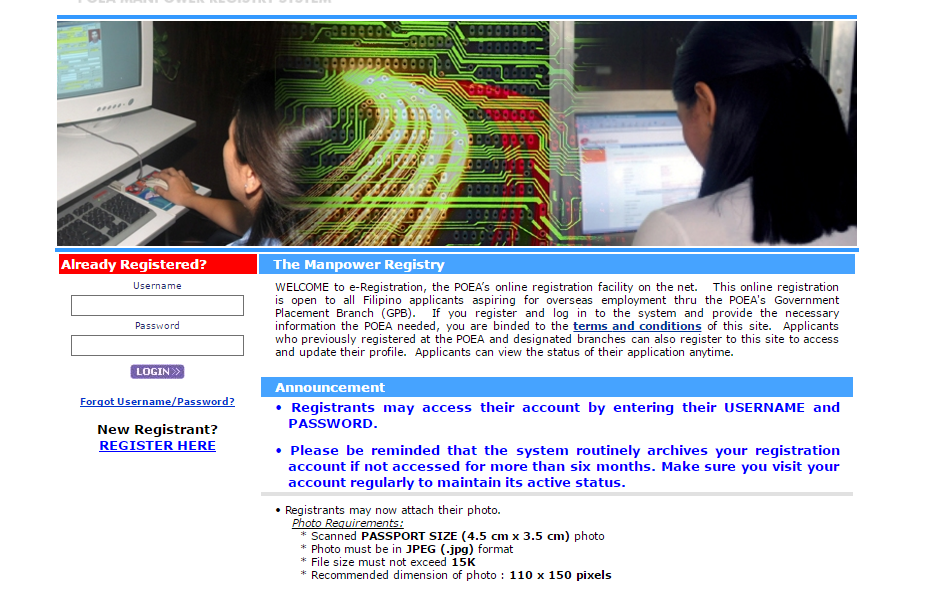 Paano magregister sa POEA Online Registration