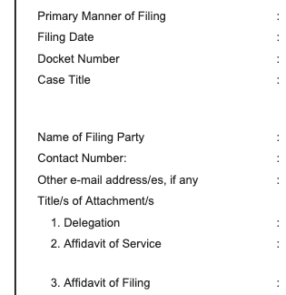Simplified Electronic Filing in the Philippines for Lawyers